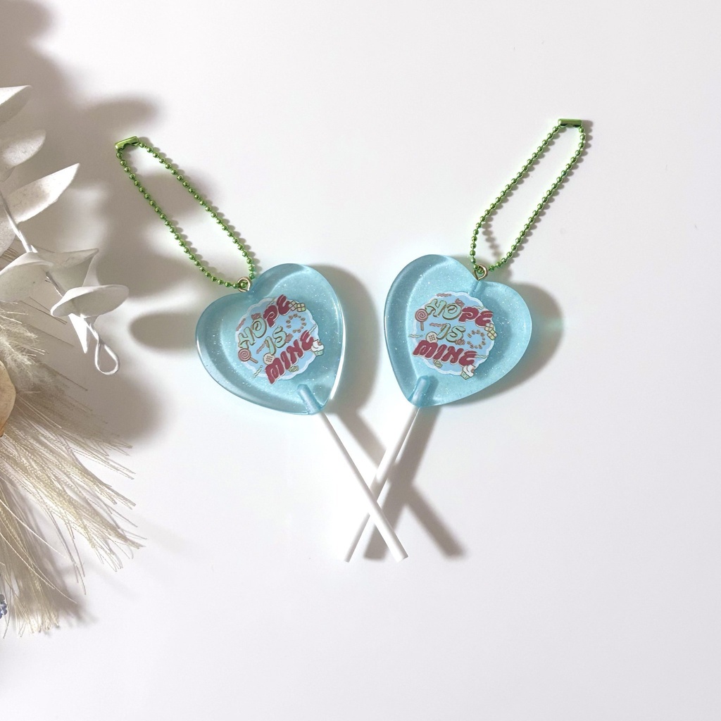 hoisオンリー記念　ペロキャン型アクリルチャーム