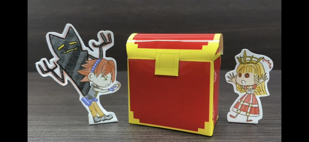 「ボク魔を現実世界へ 自作オルゴール ピンクの影の作り方」と付録の画像ファイル