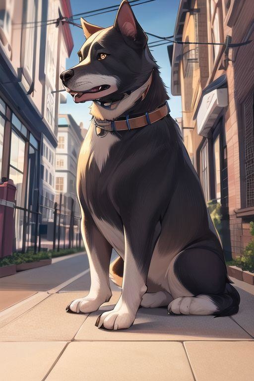 犬のAIイラスト