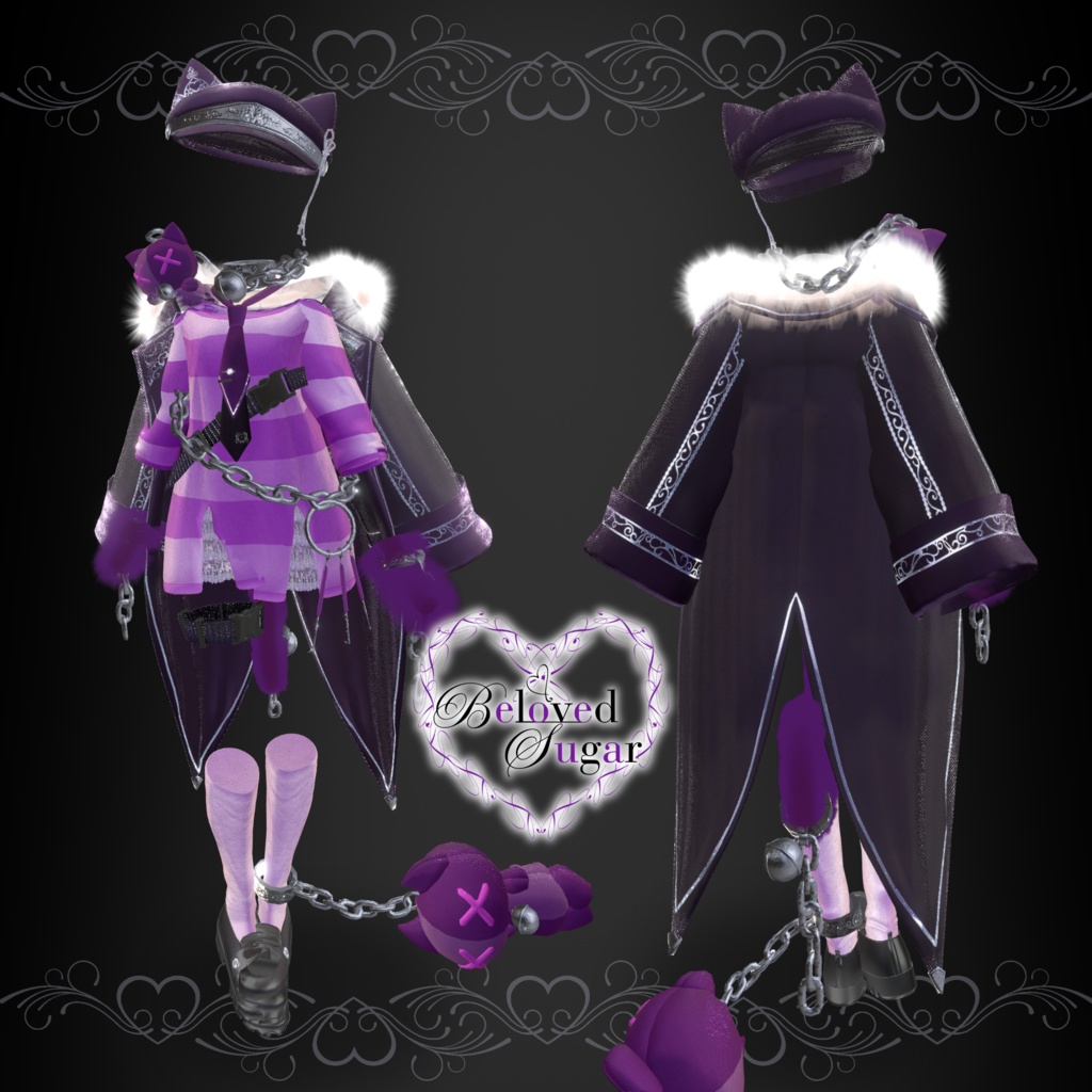 【10アバター対応】Jardin Captif - ジャルダン・キャプティフ -【"3Way"Costume】