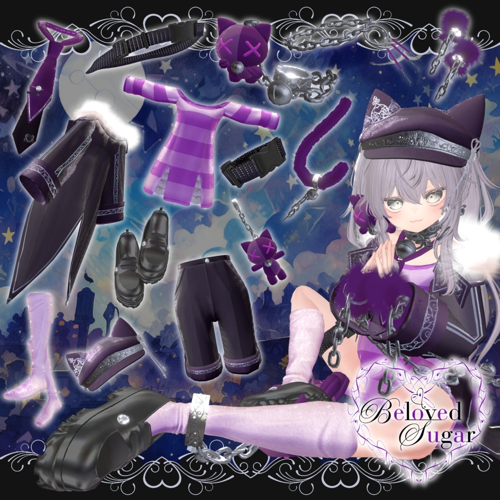 【10アバター対応】Jardin Captif - ジャルダン・キャプティフ -【"3Way"Costume】