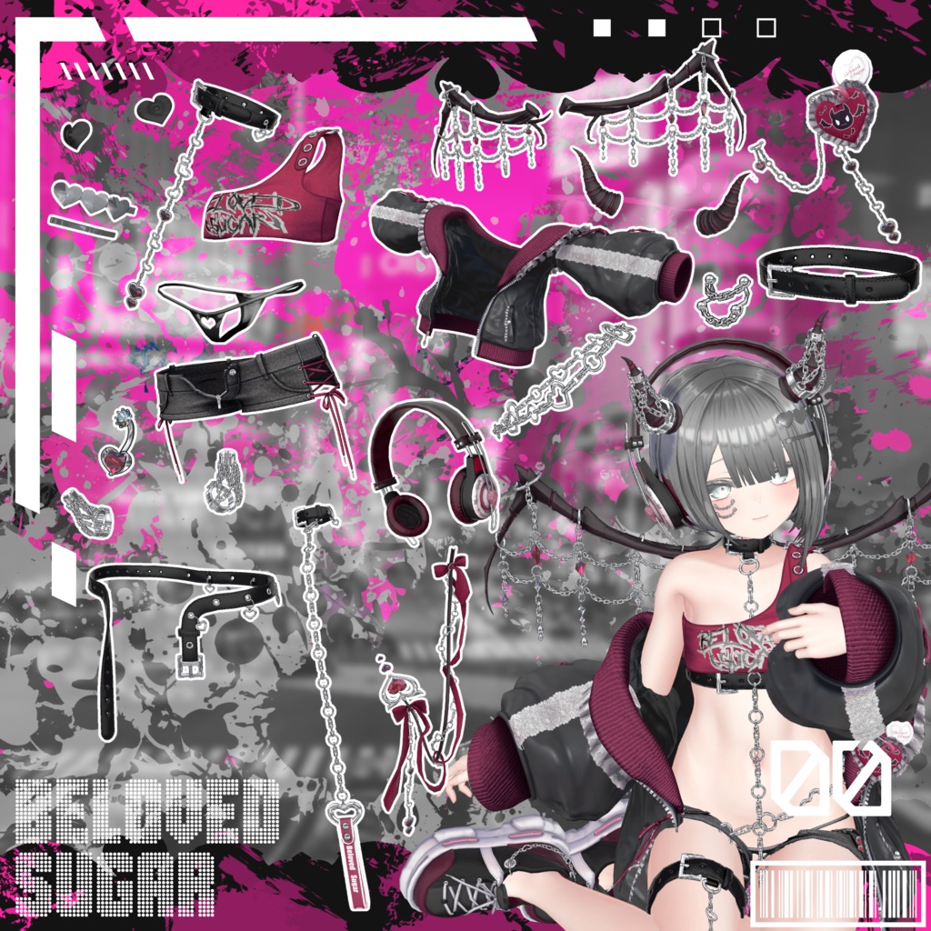 【14アバター対応】Étreinte Fatale - エトレント・ファタール - 【Costume】