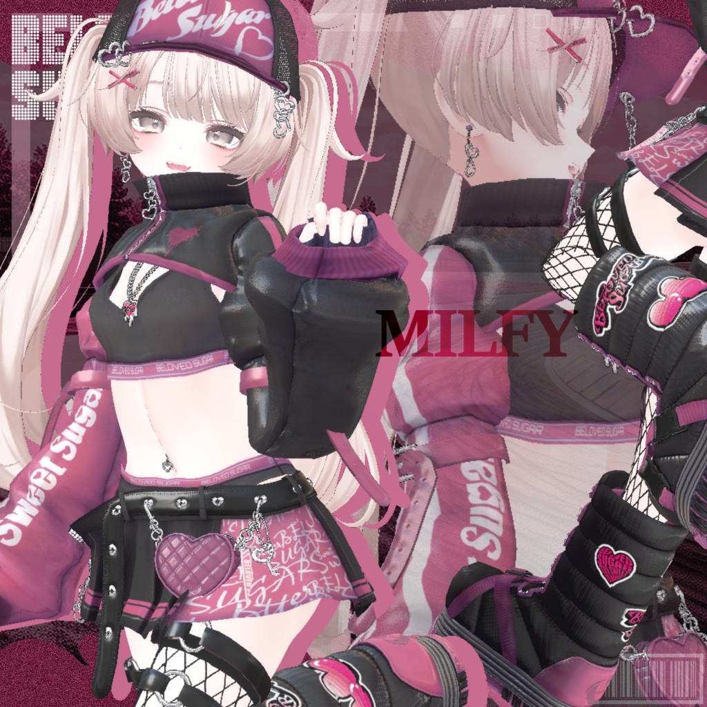 ❣️販売記念セール"最大20%OFF"❣️🎁【15アバター対応】Pixel Sugar - ピクセル・シュガー【Costume】