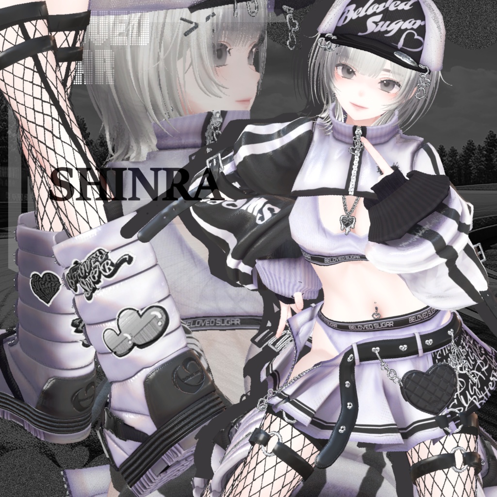 ❣️販売記念セール"最大20%OFF"❣️🎁【15アバター対応】Pixel Sugar - ピクセル・シュガー【Costume】