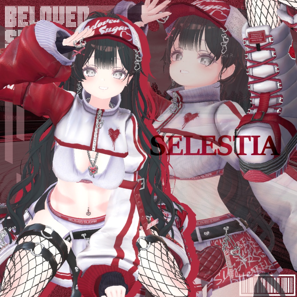 ❣️販売記念セール"最大20%OFF"❣️🎁【15アバター対応】Pixel Sugar - ピクセル・シュガー【Costume】