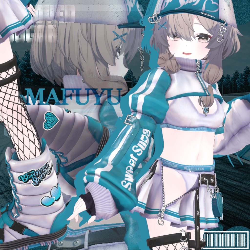 ❣️販売記念セール"最大20%OFF"❣️🎁【15アバター対応】Pixel Sugar - ピクセル・シュガー【Costume】