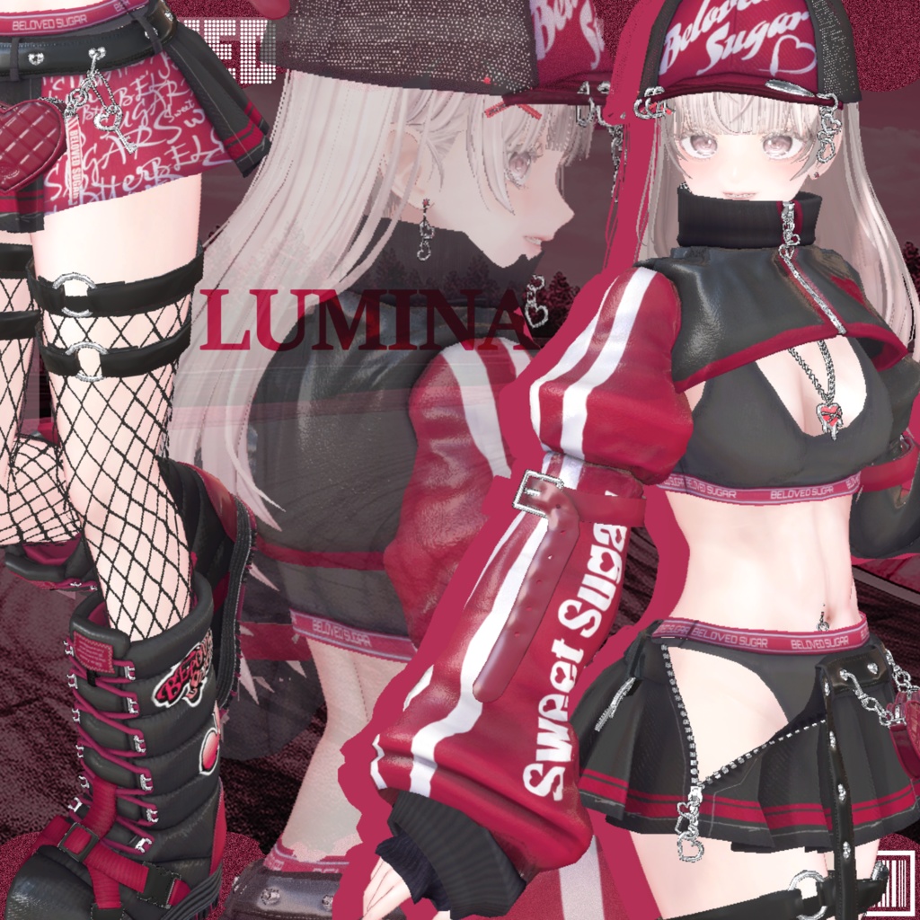 ❣️販売記念セール"最大20%OFF"❣️🎁【15アバター対応】Pixel Sugar - ピクセル・シュガー【Costume】