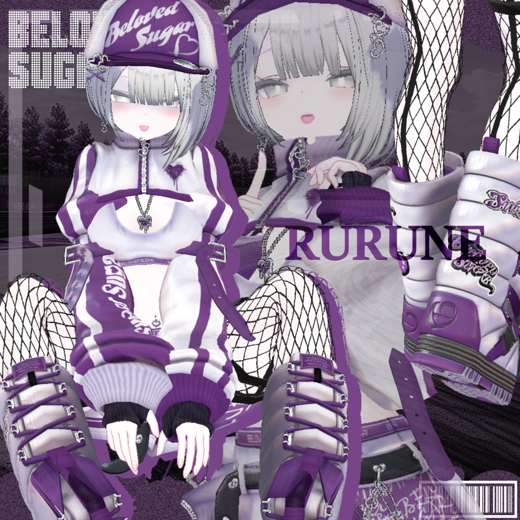 ❣️販売記念セール"最大20%OFF"❣️🎁【15アバター対応】Pixel Sugar - ピクセル・シュガー【Costume】