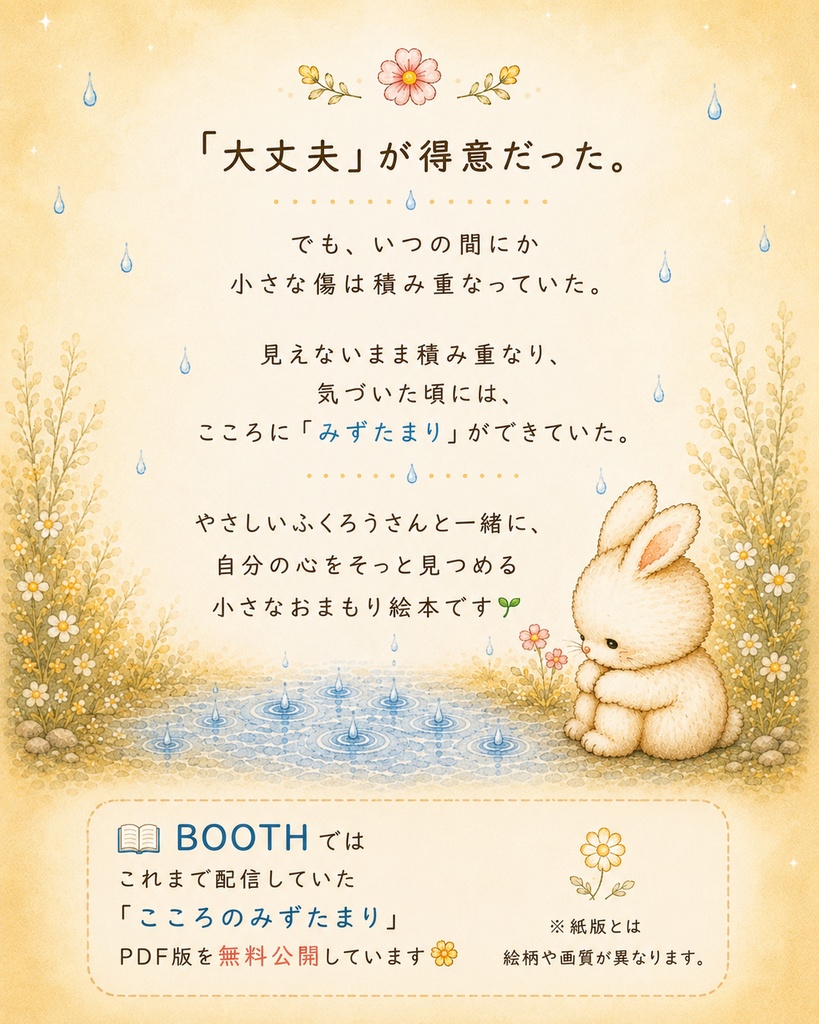 こころのみずたまり【紙の絵本・ソフトカバー】