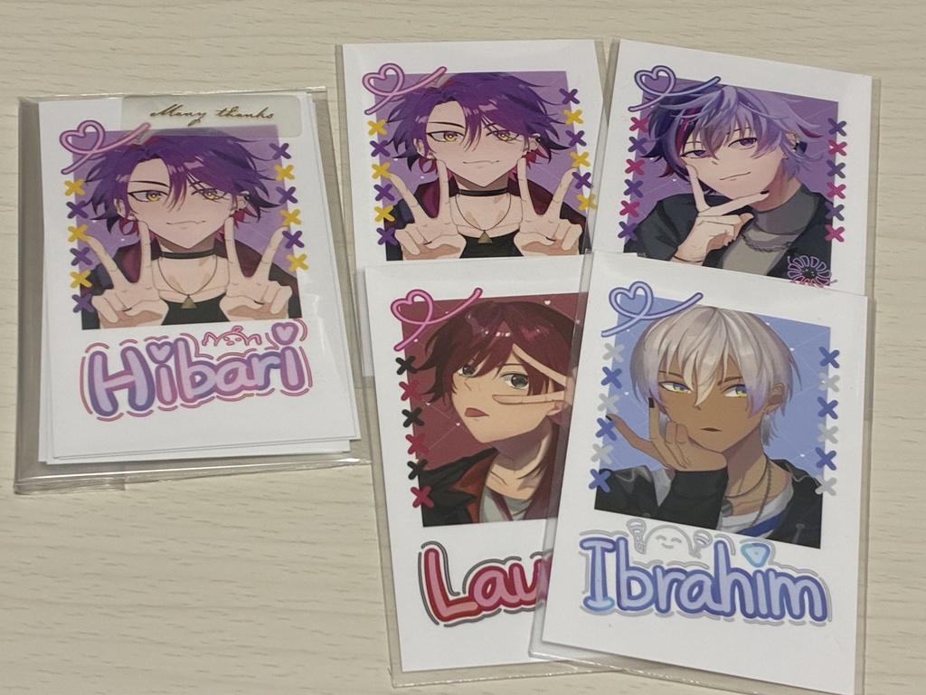 チェキ風カードセット