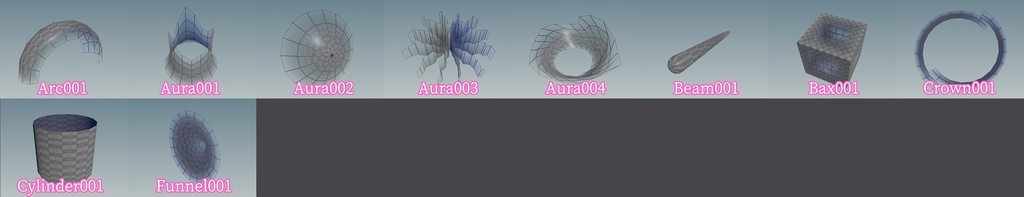 Effectぱれっと - しずくのModelメーカー《フリー版》