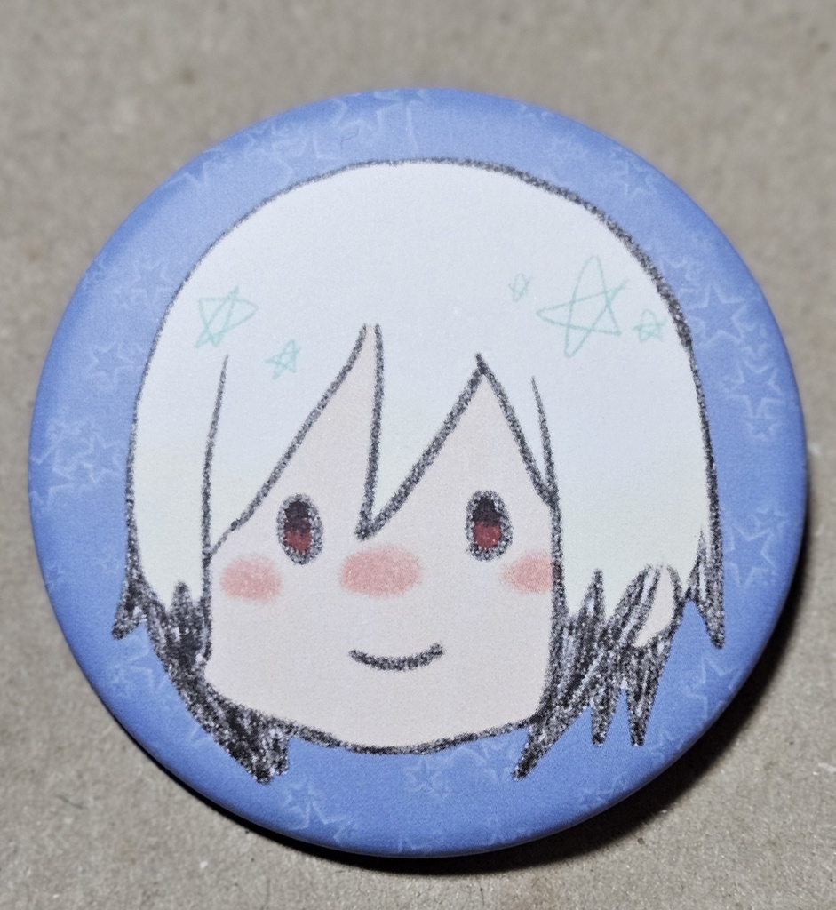 19歳組+山村賢 マット缶バッチ