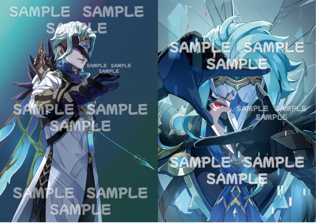 【原神】博士ドットーレ ポストカード2種