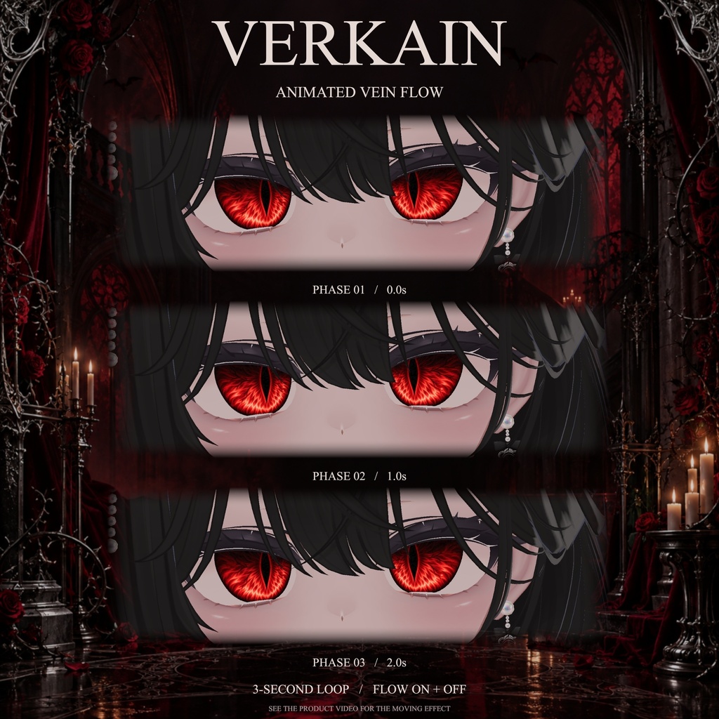 【🎃FREE|Halloween|Manuka】VERKAIN — Eye Texture · 4K · 10 Variants