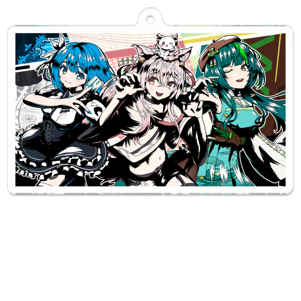 【受注生産】すむえ荘3周年記念アクリルキーホルダー