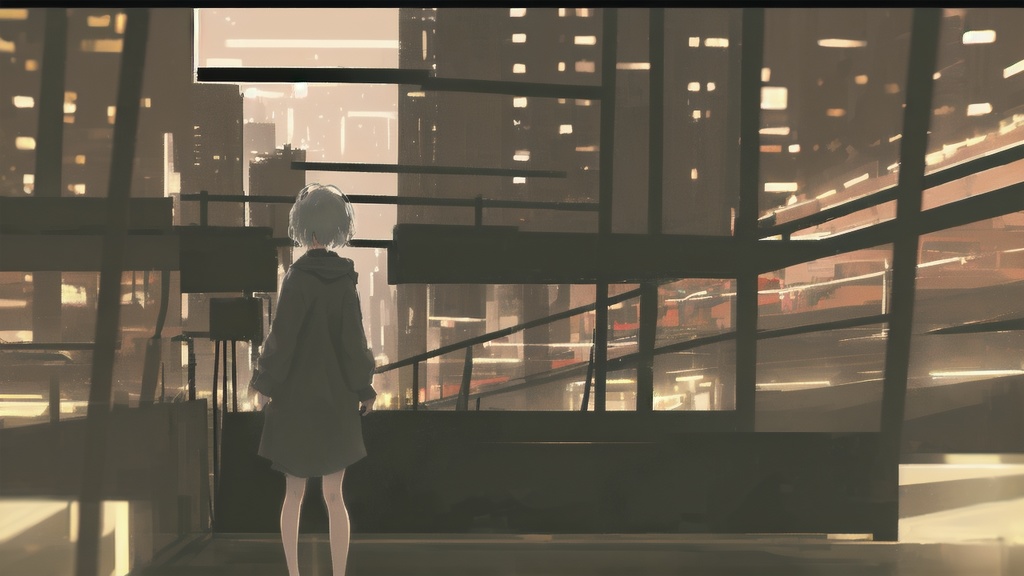 【フリーBGM】灰色の街【チル、lofi、配信用、FreeBGM】