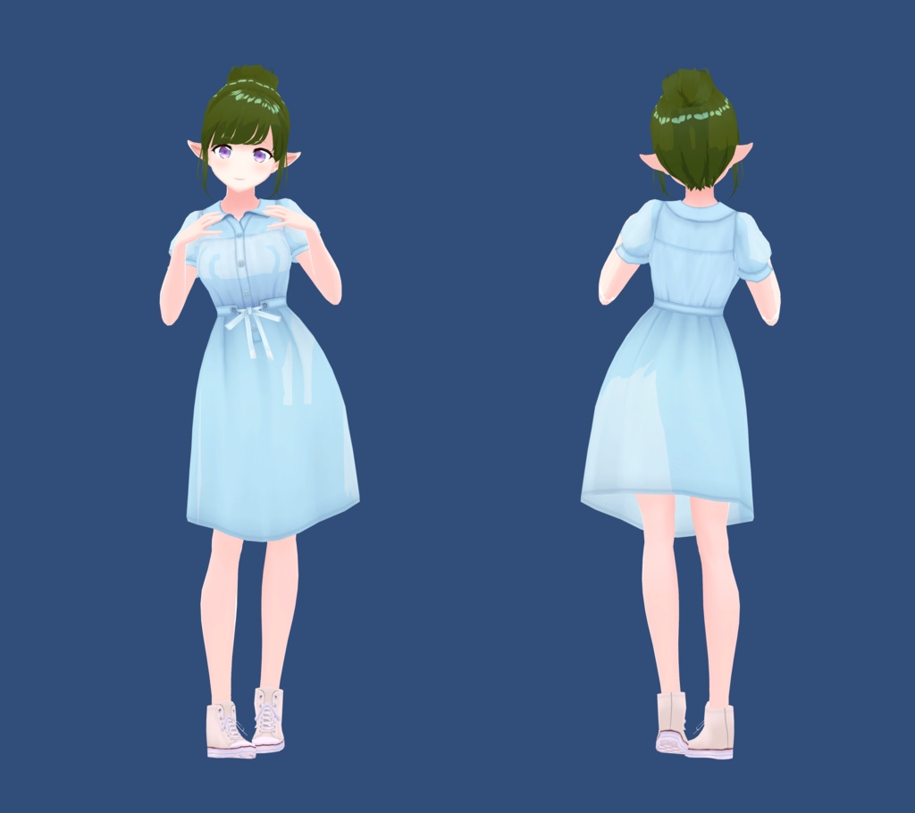 【VRM 3D model】未咲ちゃん (Misaki)