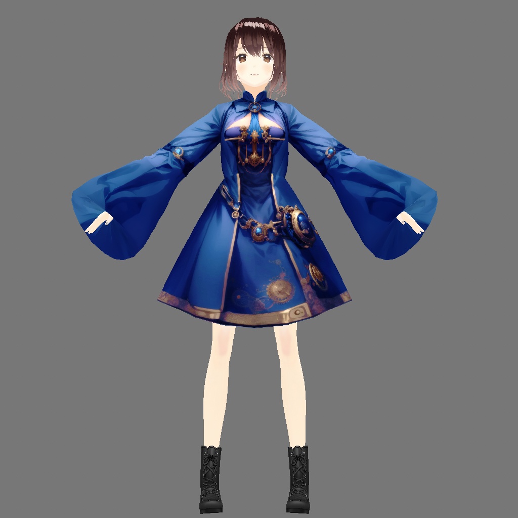 スチームパンク風ドレス