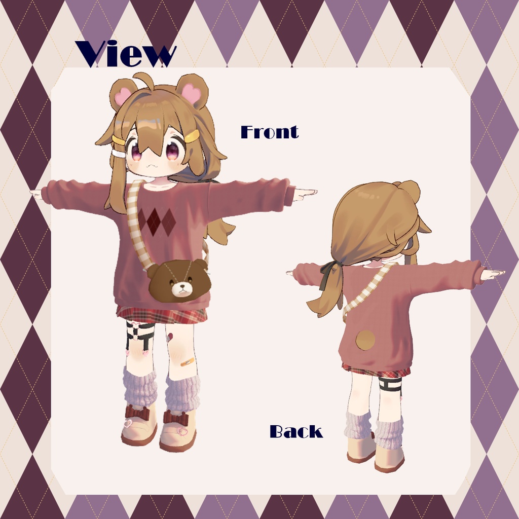 【食べれるギミック付き】Bearweat【まめひなた】