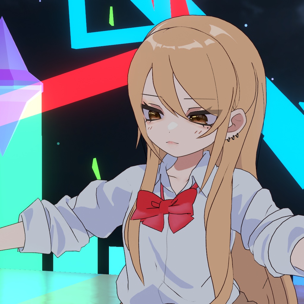 【Make up】sunset & vivichai & orengemake【目&肌テクスチャ】