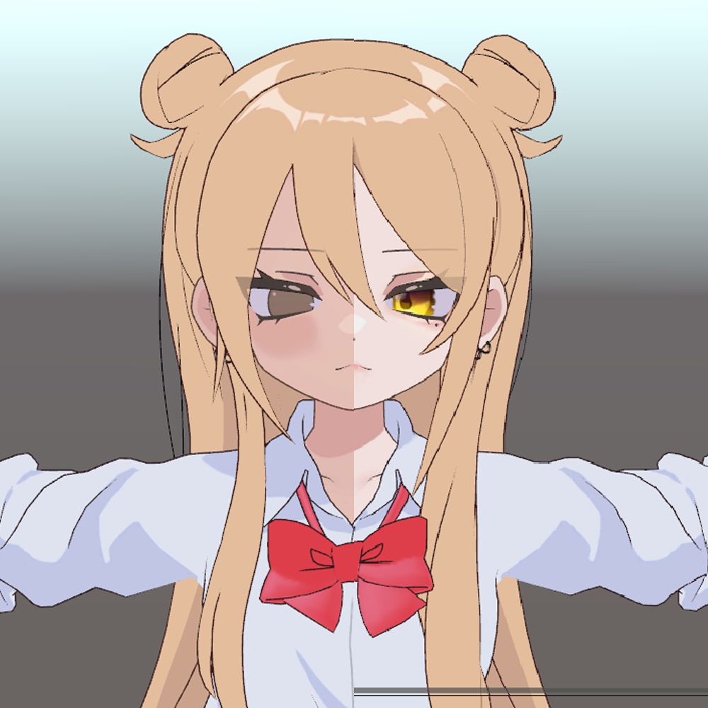 【Make up】sunset & vivichai & orengemake【目&肌テクスチャ】