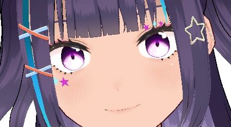 Purple Iris for Vroid studio