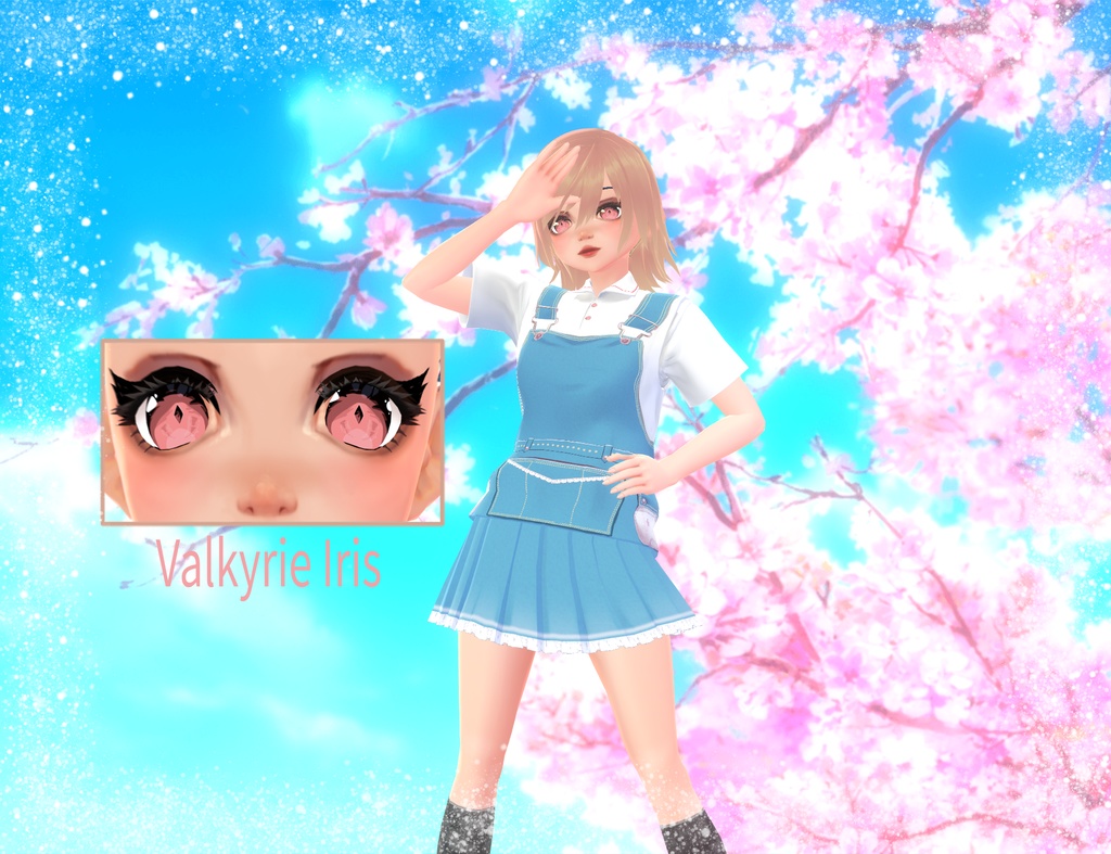 Valkyrie Iris for Vroid - Nzerv - BOOTH Valkyrie Iris for Vroid - Nzerv - BOOTH