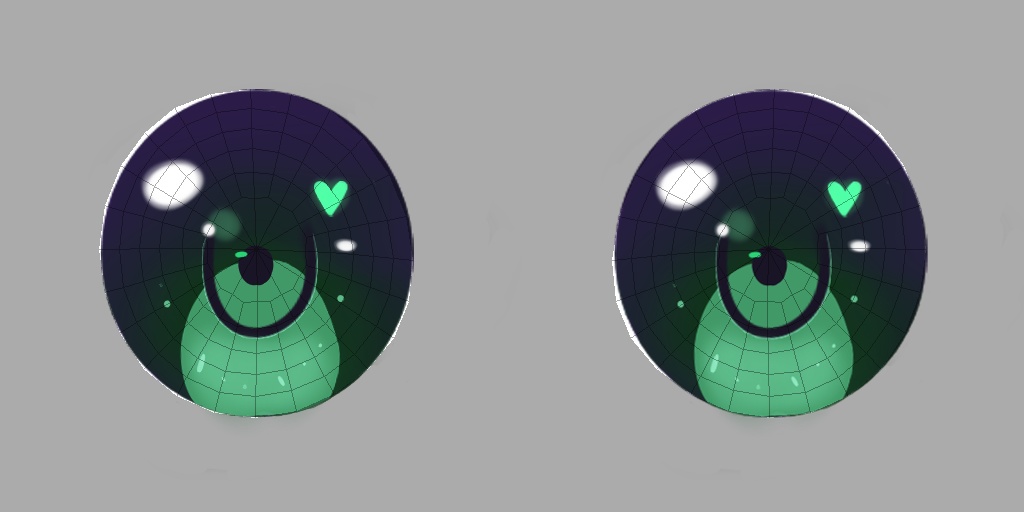 Jupiter iris for vroid and vrchat