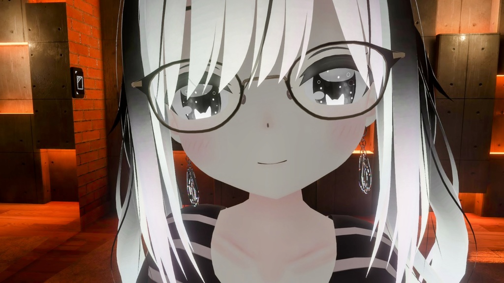 【VRChat】anko_earring1【9種付】