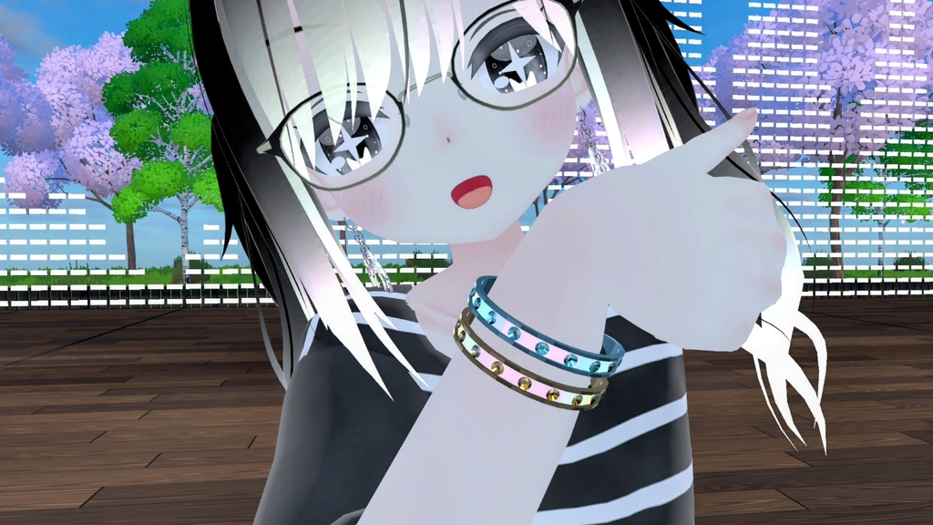 【VRChat】anko_bracelet【4種付】