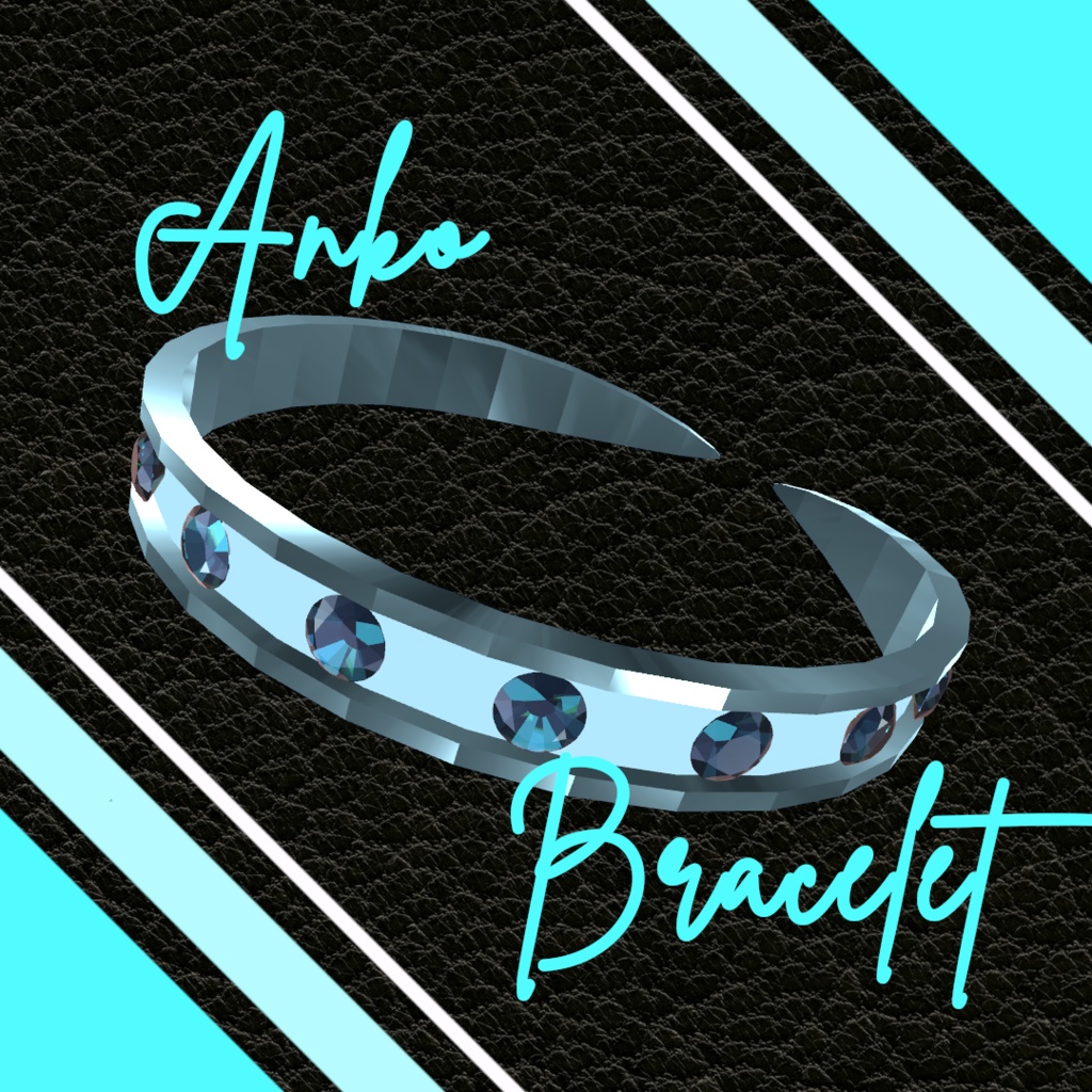 【VRChat】anko_bracelet【4種付】