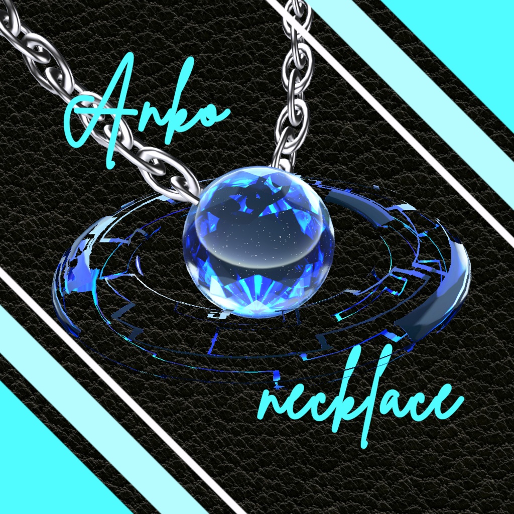【VRChat】anko_necklace【4種付】