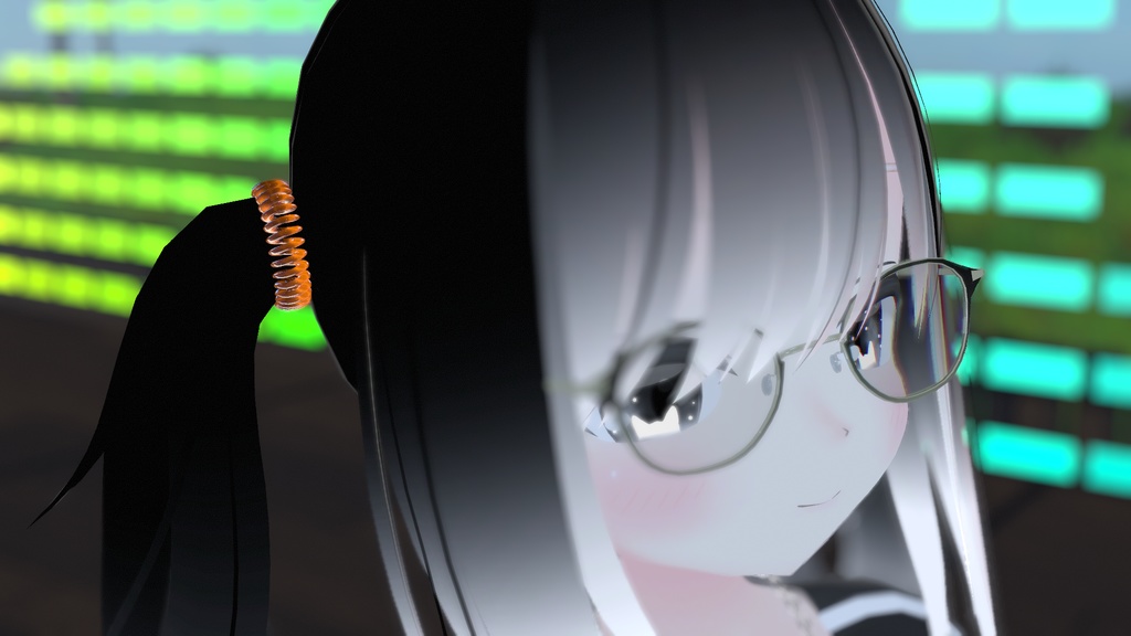 【VRChat】anko_hairtie【3種付】