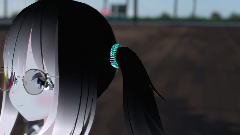 【VRChat】anko_hairtie【3種付】