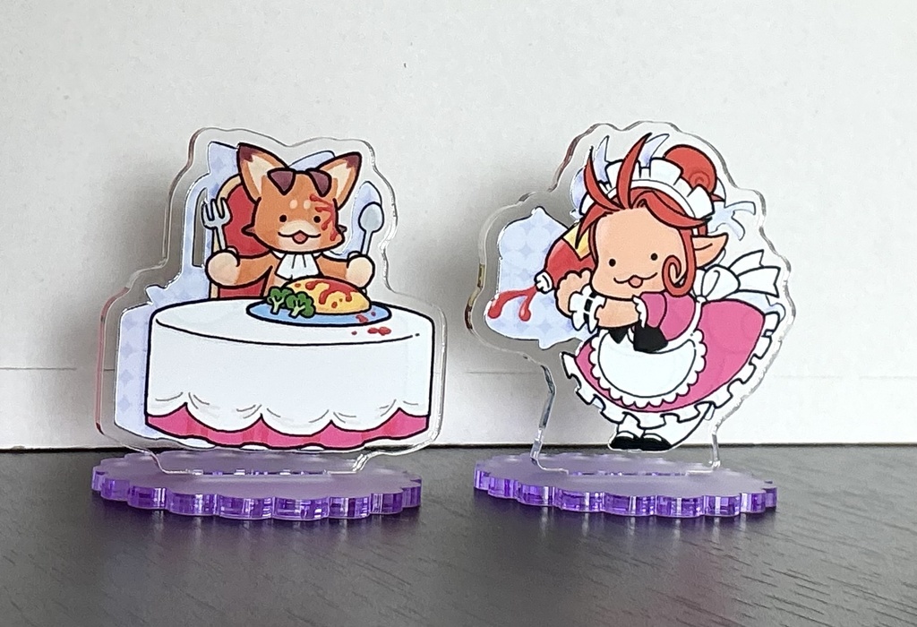 フュンフ&ビィ 台座付きアクスタセット