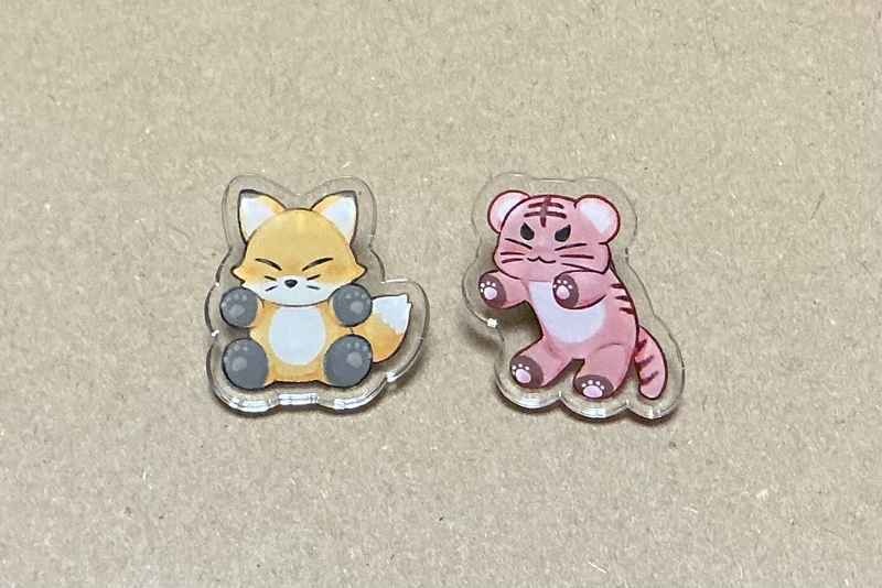 流花概念ぬいぐるみピンバッジセット