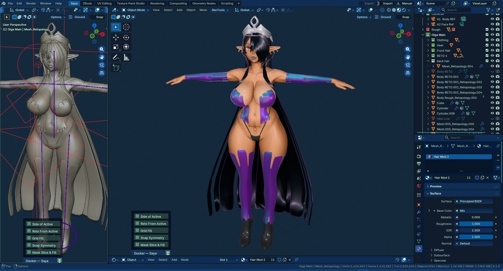 Olga Discordia 3D Model