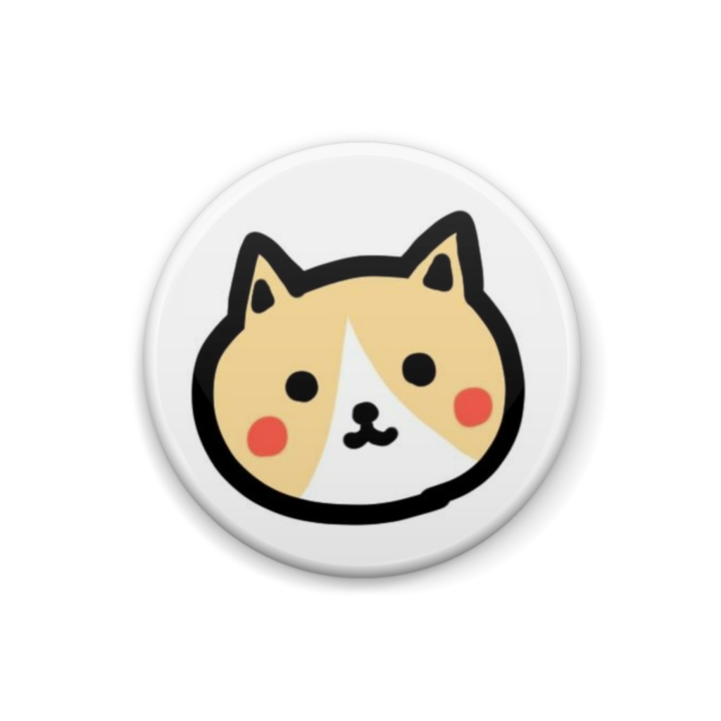 ねこいぬ　缶バッジ