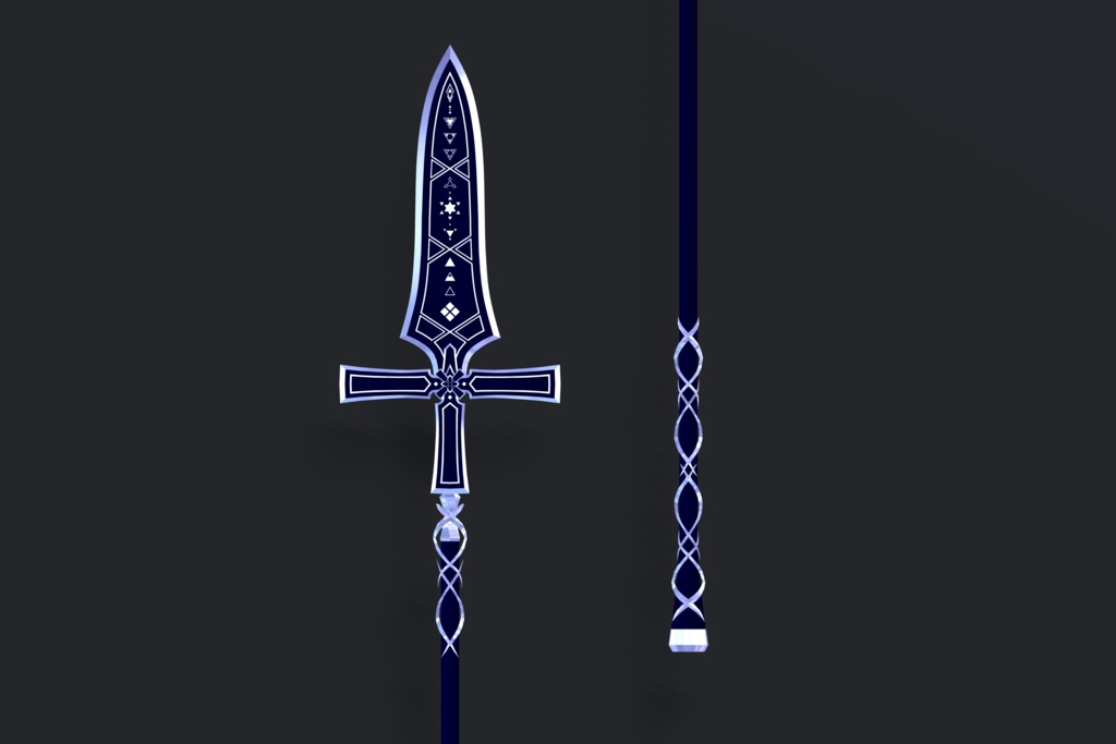 Grifa-Spear【オリジナル3Dモデル】