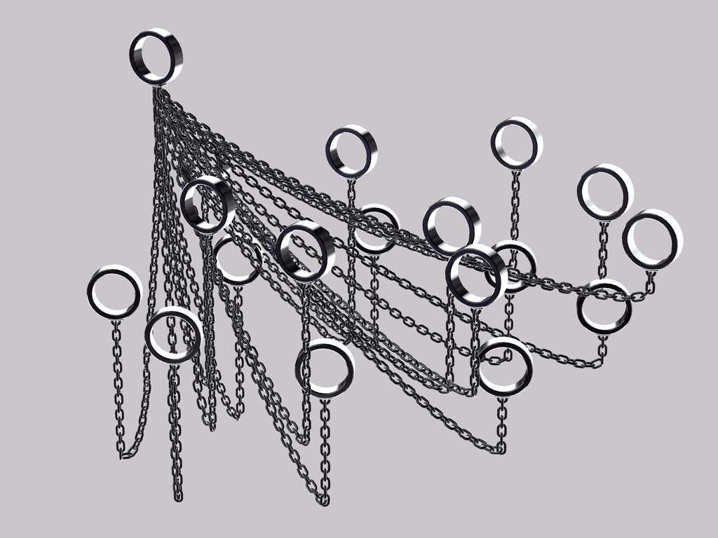 それっぽく動く鎖(OS_Chain)【オリジナル3Dモデル】