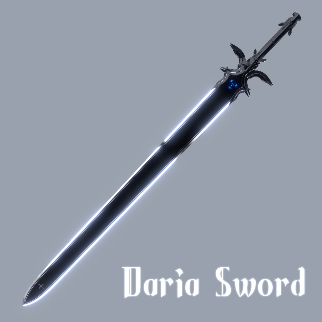 Daria-Sword【オリジナル3Dモデル】