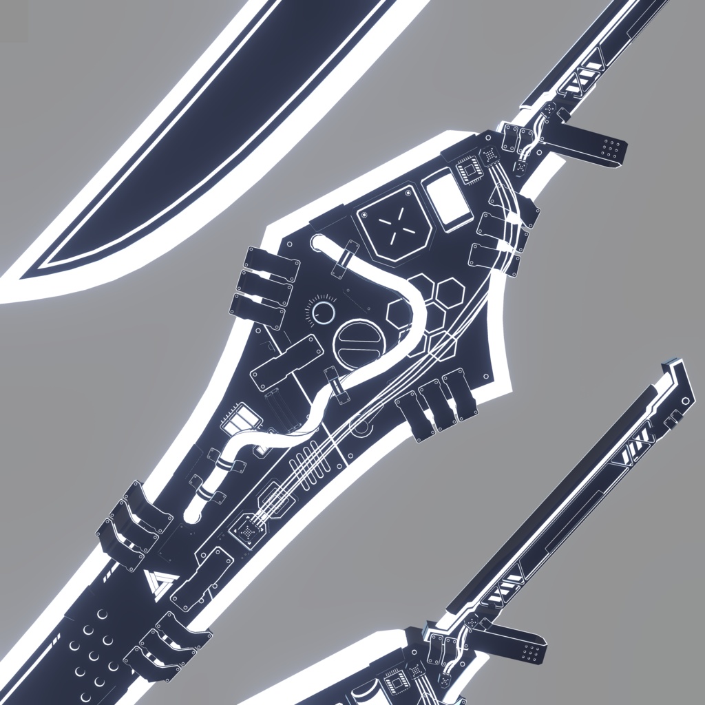 Ixia-Sword【オリジナル3Dモデル】