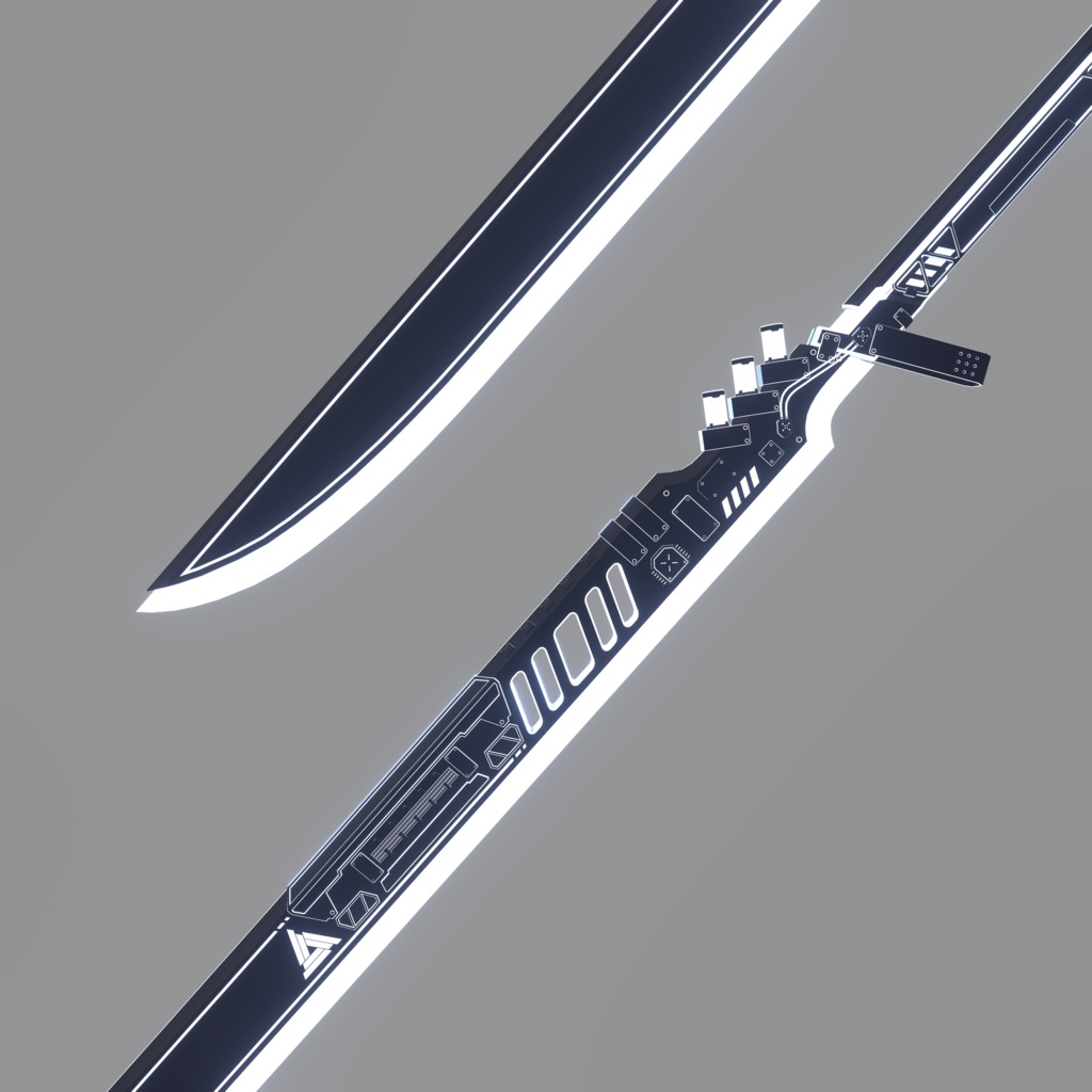 Ixia-Katana【オリジナル3Dモデル】