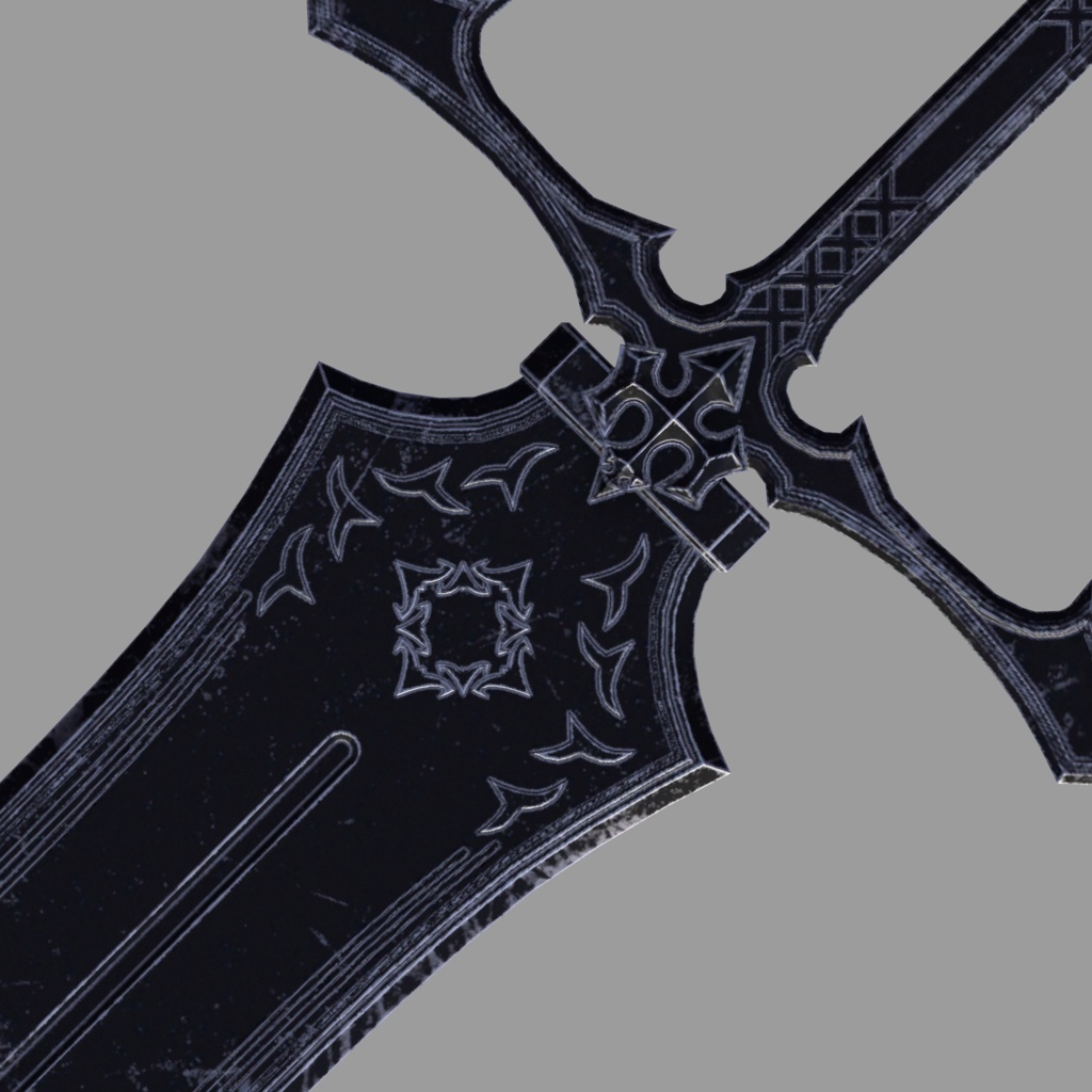 Biela-GreatSword【オリジナル3Dモデル】