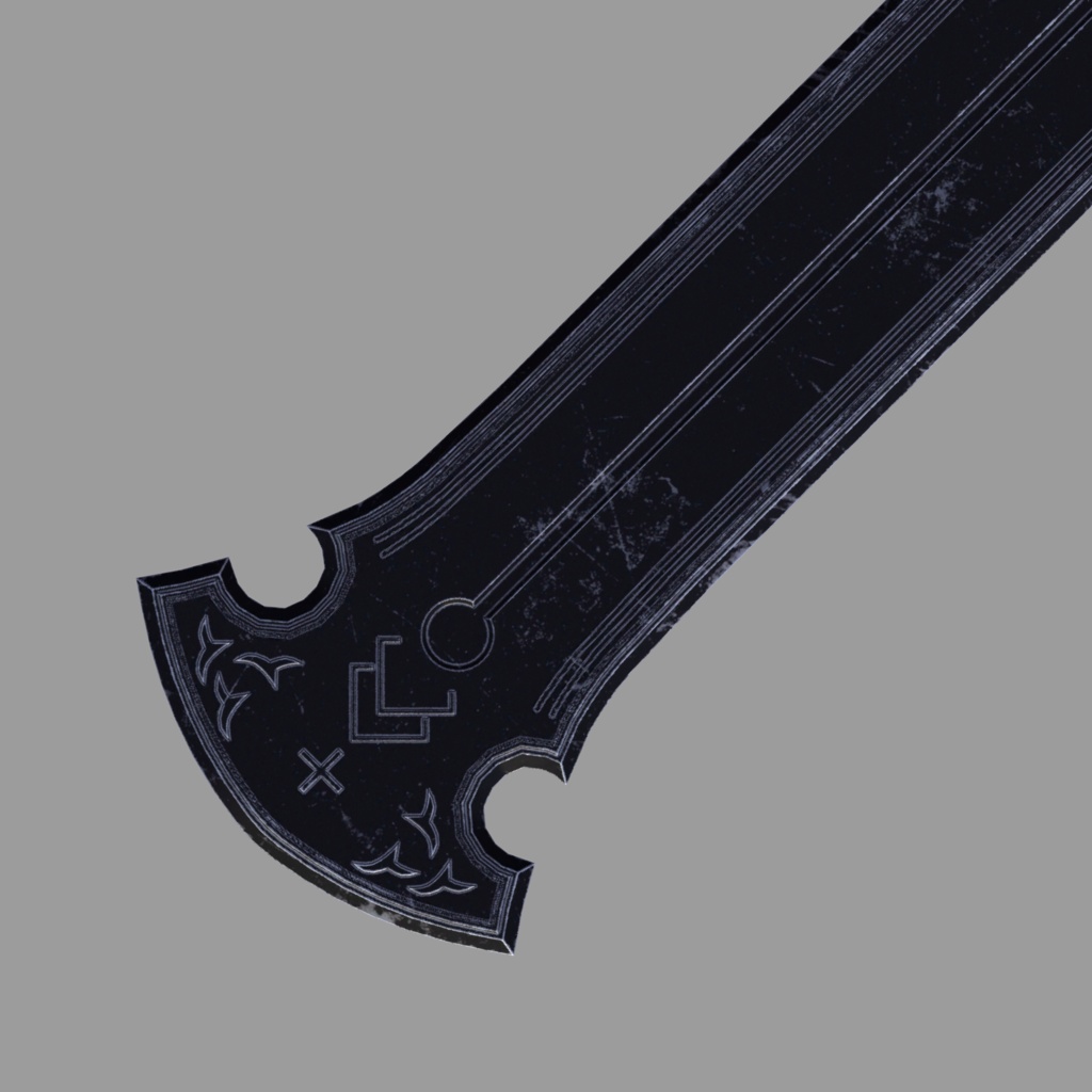 Biela-GreatSword【オリジナル3Dモデル】