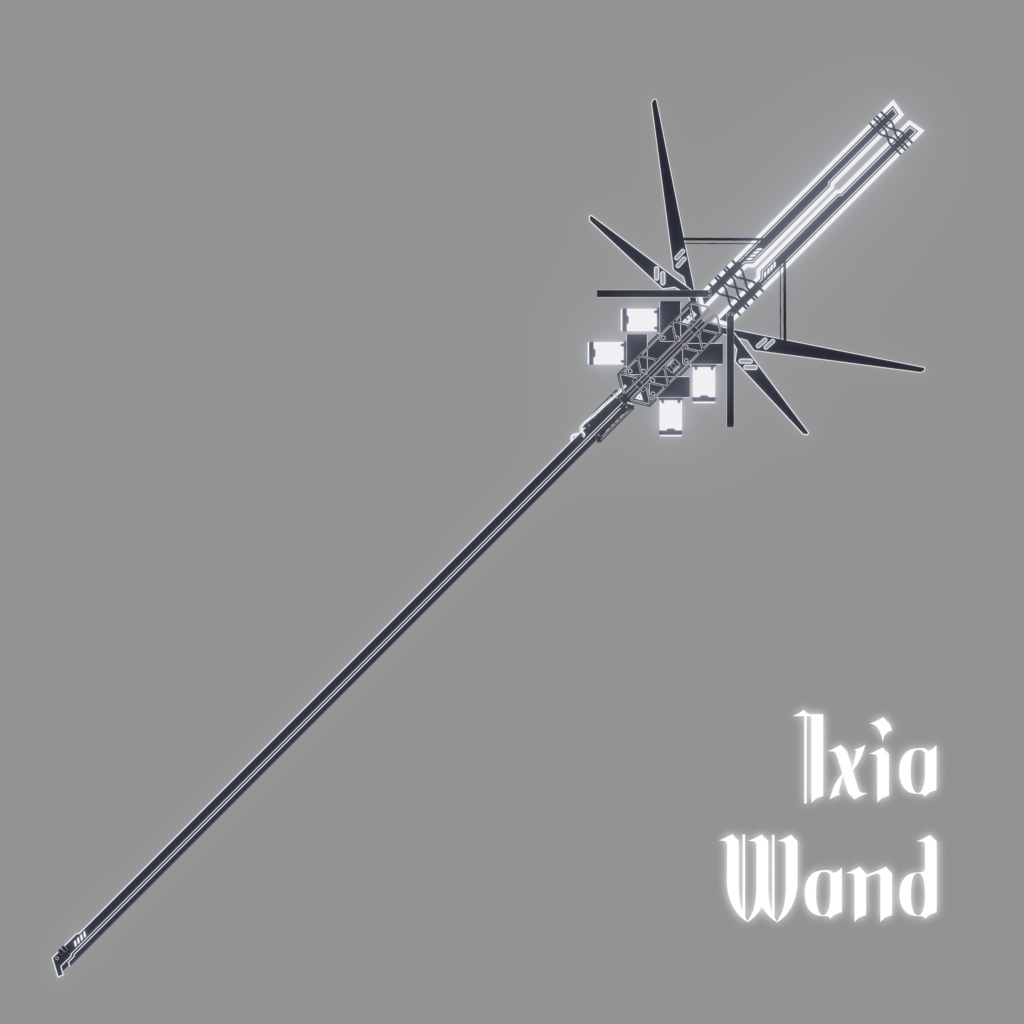 オリジナル3D武器モデル【Ixia-Wand】