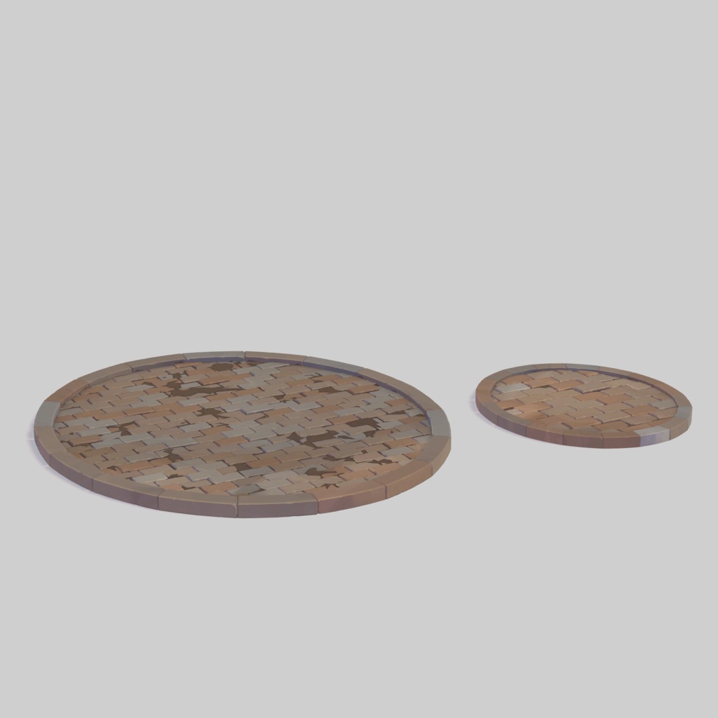 スタジオセット -Alley-【オリジナル3Dモデル】