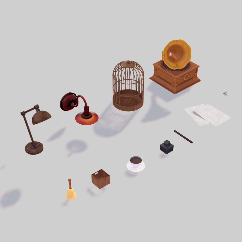 スタジオセット -Room-【オリジナル3Dモデル】