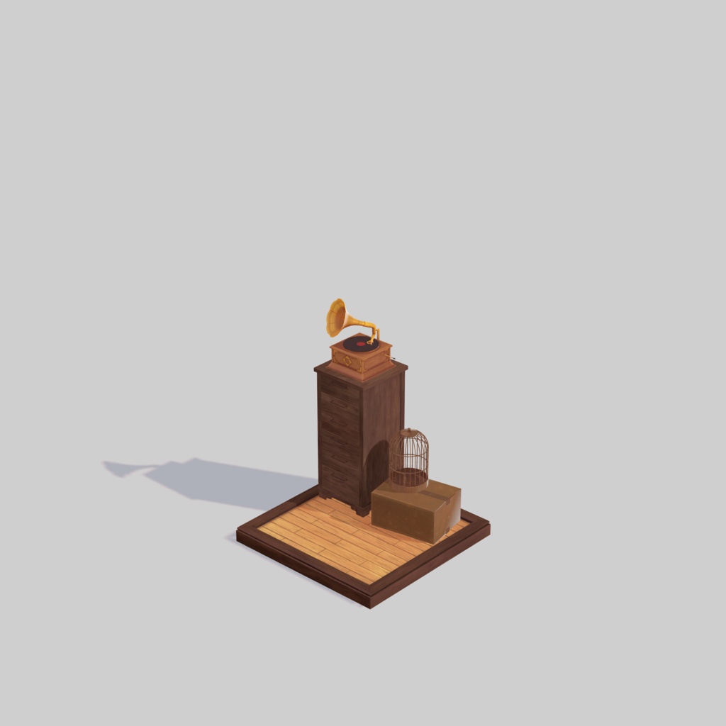 スタジオセット -Room-【オリジナル3Dモデル】