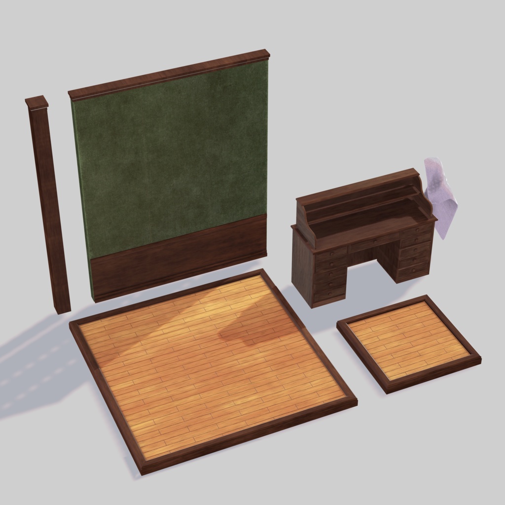 スタジオセット -Room-【オリジナル3Dモデル】